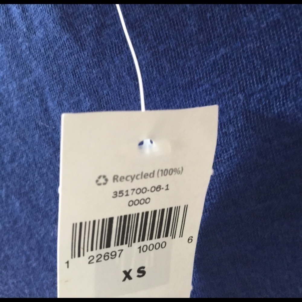 *🆕 Gap Blue 3/4 Sleeve Tee XS - Picture 4 of 4